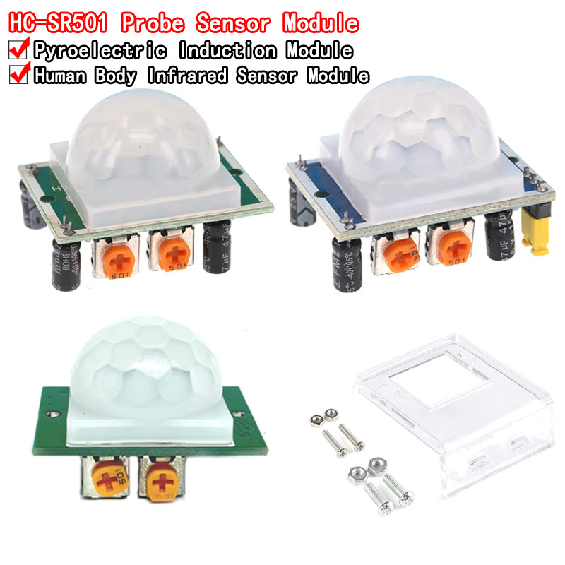 Jual IMPORT HC-SR501 ADJUST IR PYROELECTRIC INFRARED PIR MOTION SENSOR ...