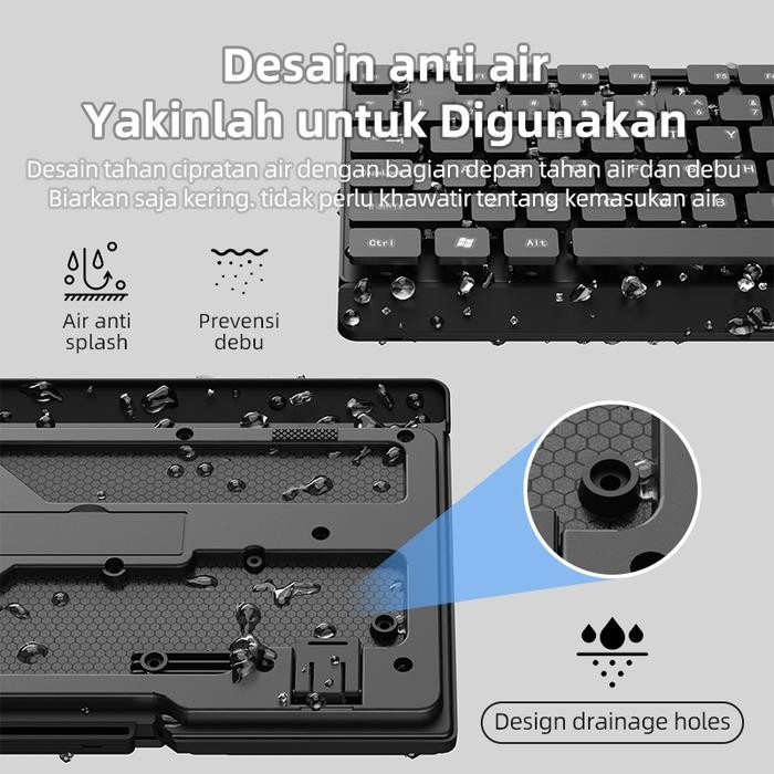 Jual [Expert] OLYPS K08 Keyboard Wireless 2.4Ghz with USB Penerima ...