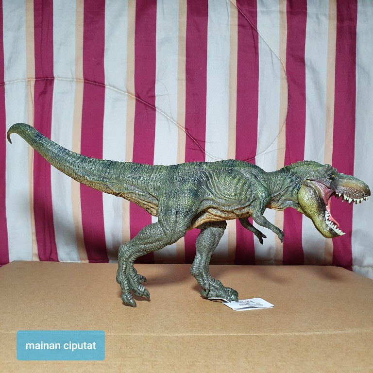 Stoere dinosaurus klok in donker groen| Dutch Sprinkles