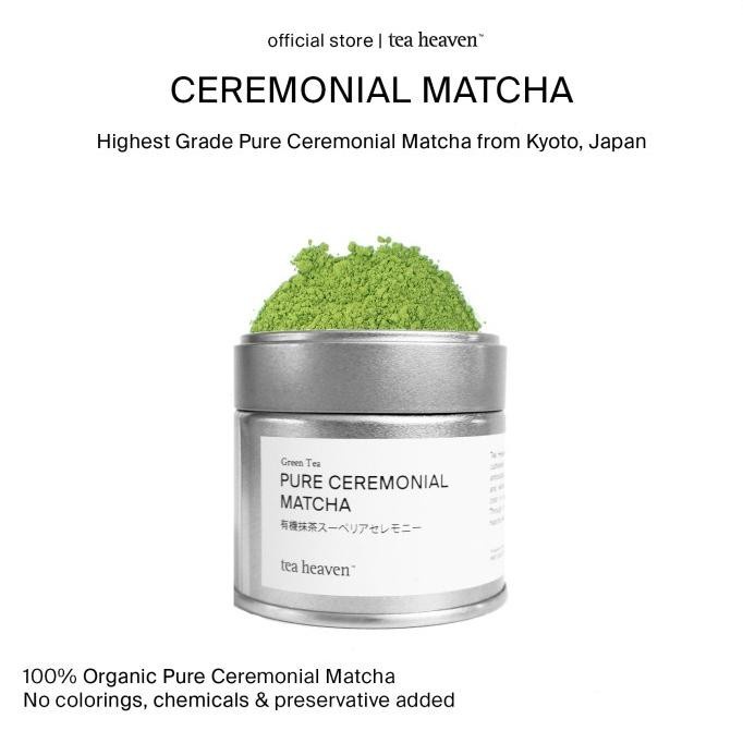 Jual Matcha Ceremonial Organik Pure Green Tea Powder Teh Hijau Bubuk ...