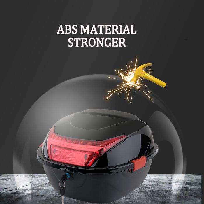 Jual OTM Box Motor 35L Hitam/Merah/Biru Box Belakang Motor Kapasitas ...