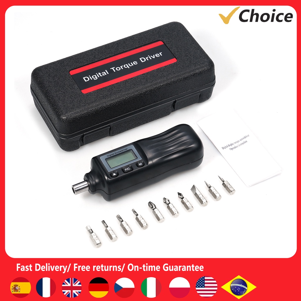 Jual Digital Torque Screwdriver 1/4'' Drive Screwdriver Torque Wrench ...