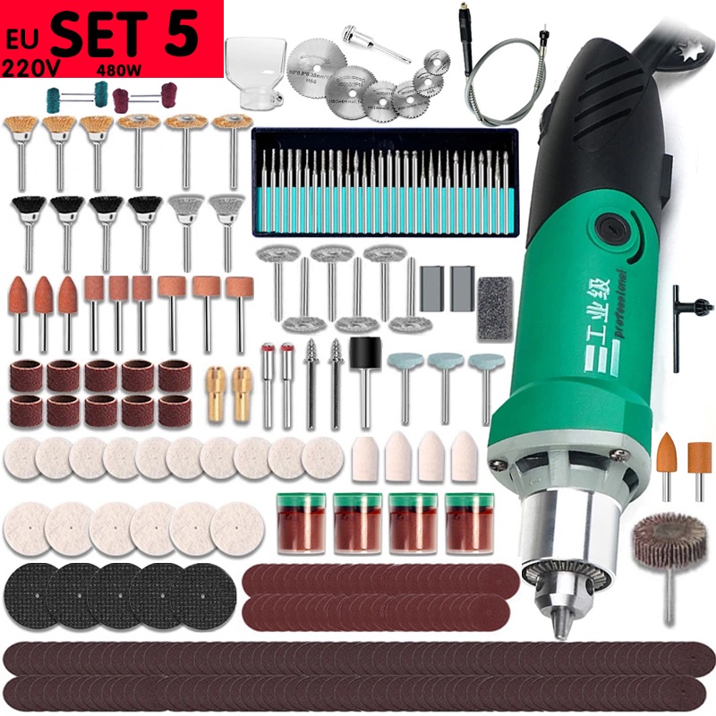 Jual 480W 6-Position Variable Speed High-Power Engraver Electric Drill ...