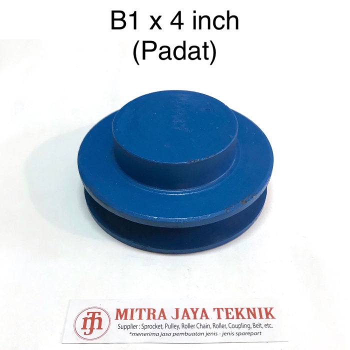 Jual Pully Besi Padat B1 X 4 Inch ( Pulley / Puli / Polly / Poli ...