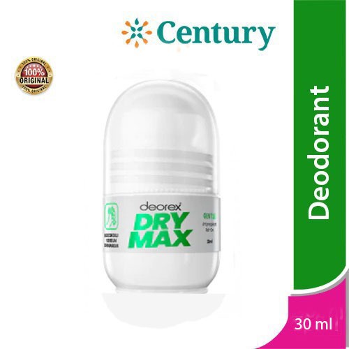 Jual Deorex Dry Max Gentle Deodorant Roll on 30ml | Shopee Indonesia