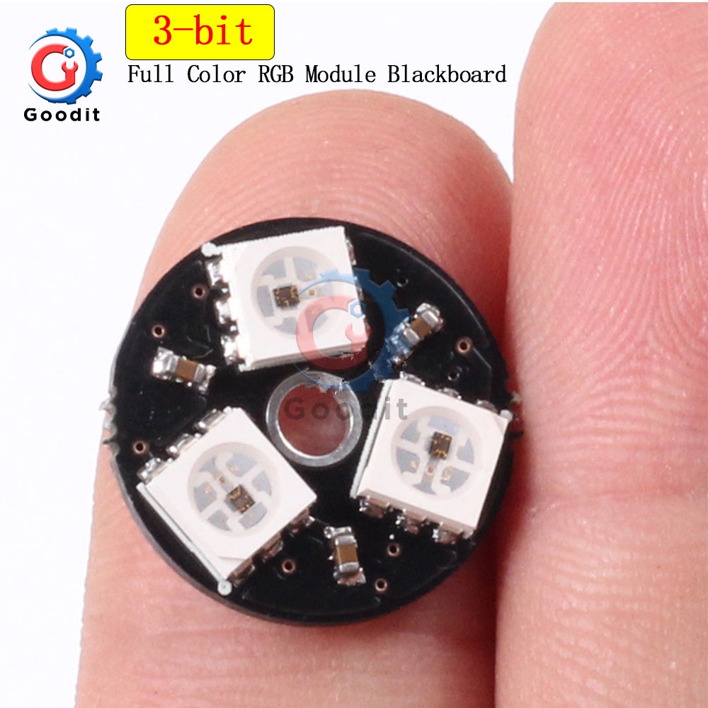 Jual RGB LED Ring 3 Bits LED WS2812 5050 RGB LED Ring Lamp Light with ...