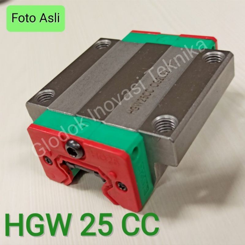Jual Linear Guide Blok Bearing Sliding HGW 25 HGW25 HG25 25mm HGW25CC ...
