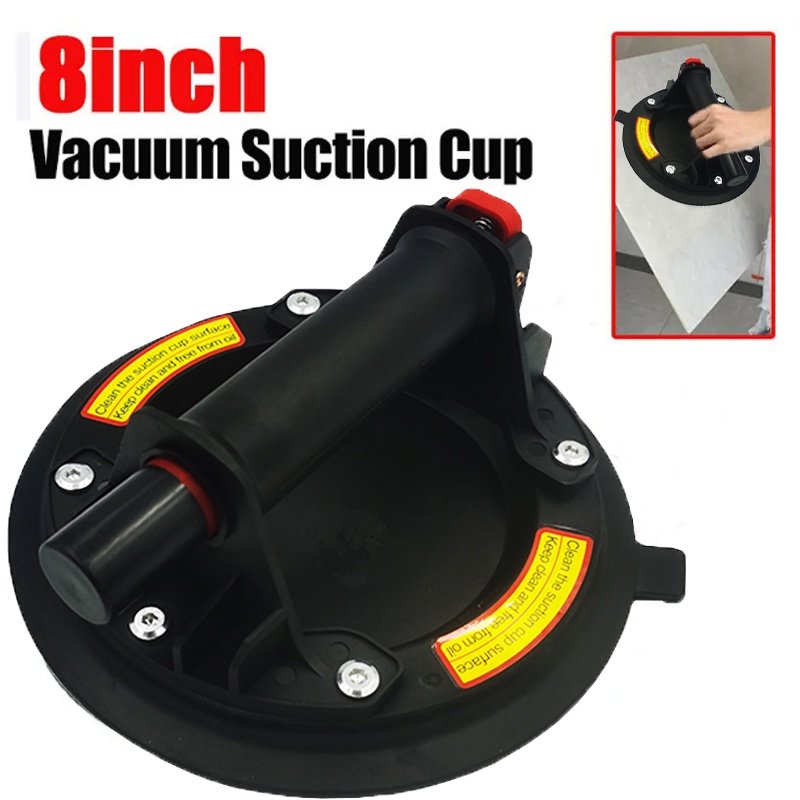 KYKYK Glass Suction Cups, 8inch 150kg Load Heavy Duty Suction Cup Glass Vacuum Panel Lifter Sucker Granite Lifting Window Ceramic Tile Replacement For Replace Windshield, Tile, Marble Floor - View #14