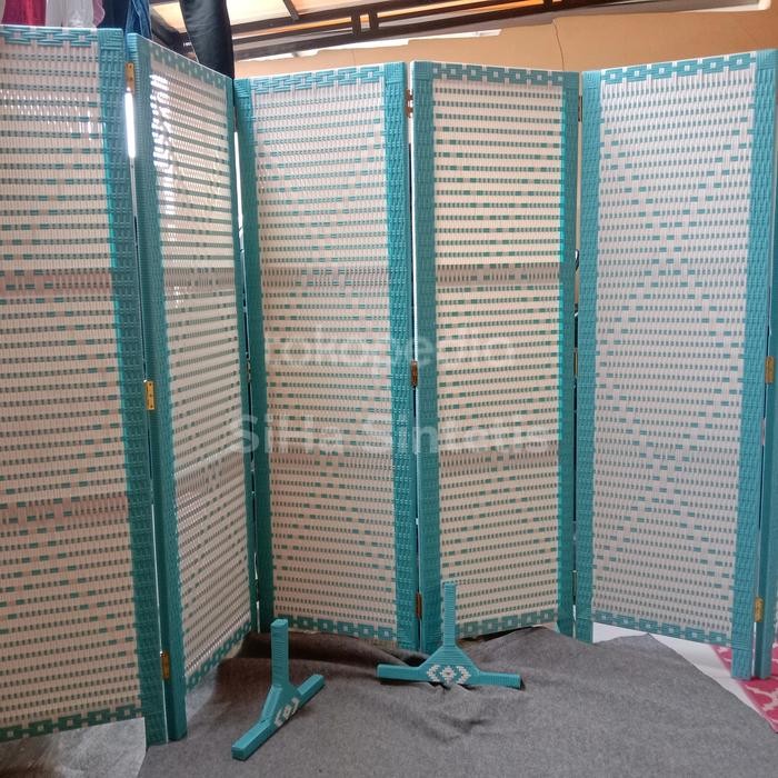 Jual (TOP) SKETSEL PARTISI RUANGAN ROTAN SINTETIS PEMBATAS MINIMALIS ...