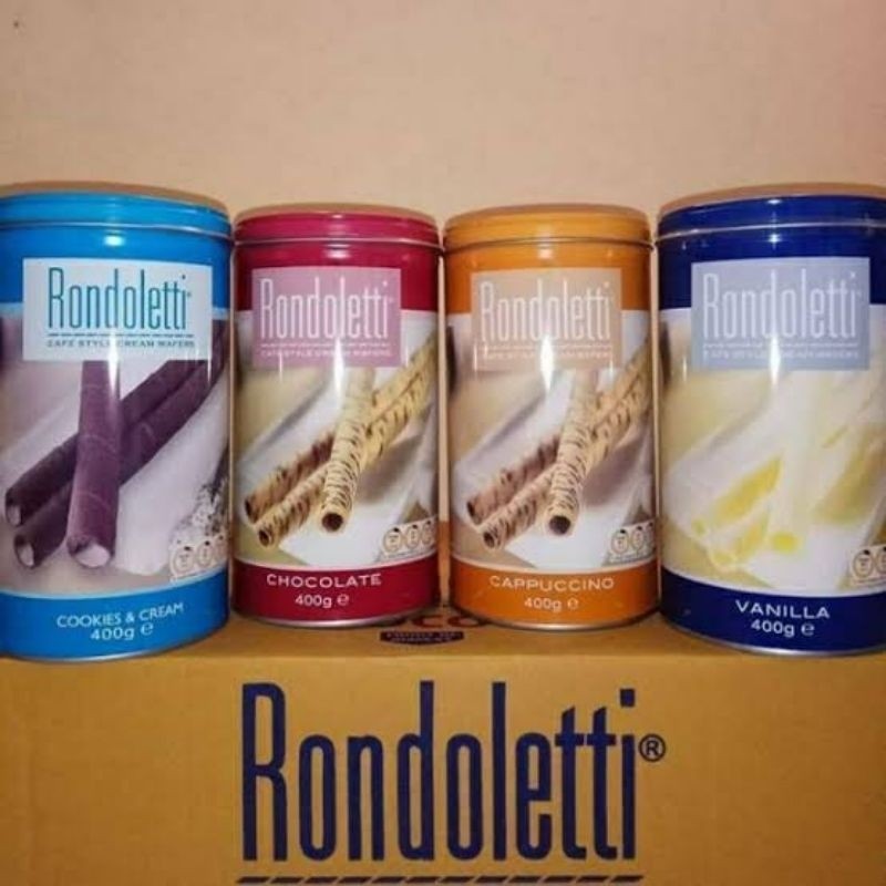 Jual RONDOLETTI WAFER ROLL 400G | Shopee Indonesia