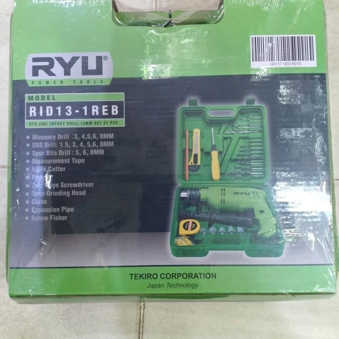Jual Mesin Bor tembok beton set 13mm RID 13-1 REB Tekiro Ryu | Shopee ...