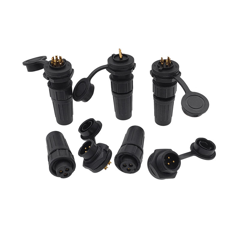 Jual BEST Waterproof connector plastic plug socket IP67 PY07 Z108 butt ...