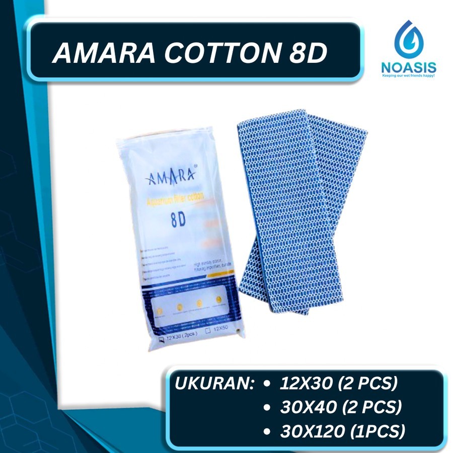 Jual AMARA Kapas Busa 8D Comb Filter Kolam rium kimia Hh Quality ...