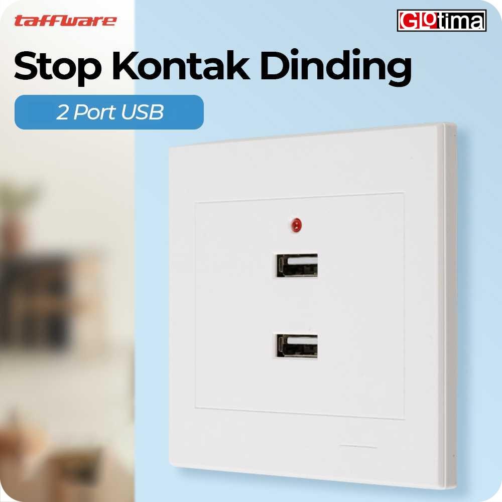 Jual Stop Kontak Colokan Listrik Dinding Inbow 2 Port USB Wall Socket 2 ...