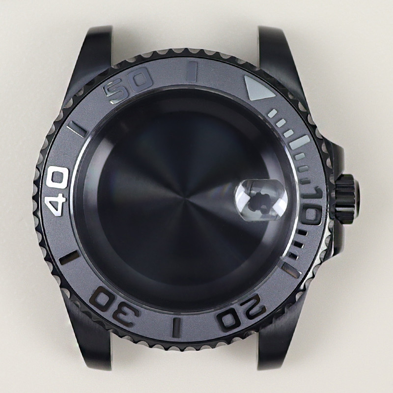 Caja de reloj GMT de 38mm/40mm, compatible con NH34, NH35, NH36, ETA