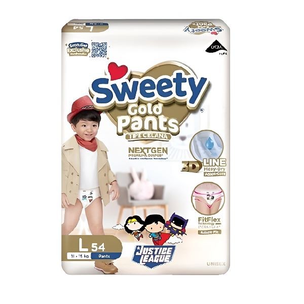 Jual SWEETY PANTZ ROYAL GOLD L 54'S | Shopee Indonesia