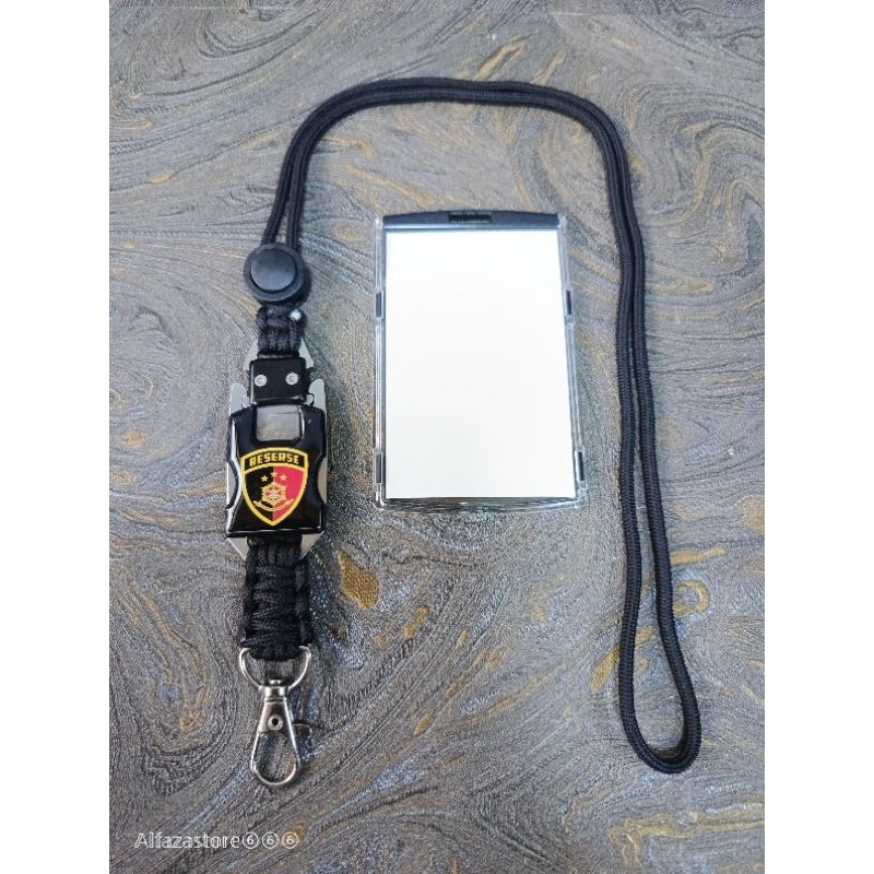 Jual Lanyard tactical id card holder logo reserse bareskrim reskrim ...