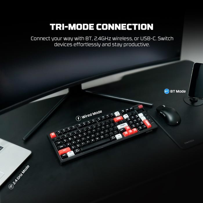 Jual Fantech ATOM PRO SERIES Wireless Keyboard Mechanical Gaming ...