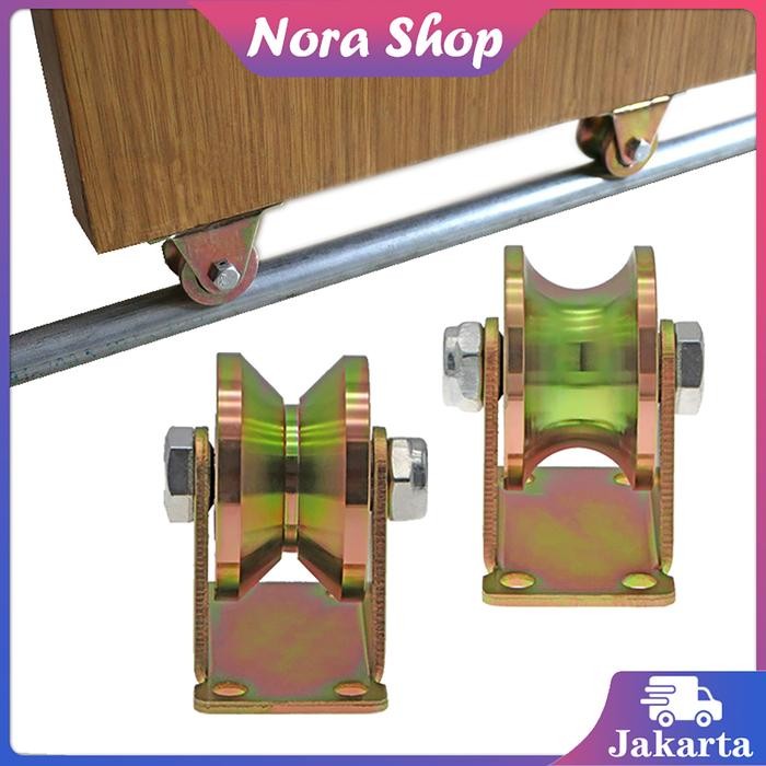 Jual PREMIUM Roda Pagar Besi Roda Gerbang Pagar Roda Rel Pintu Sliding ...