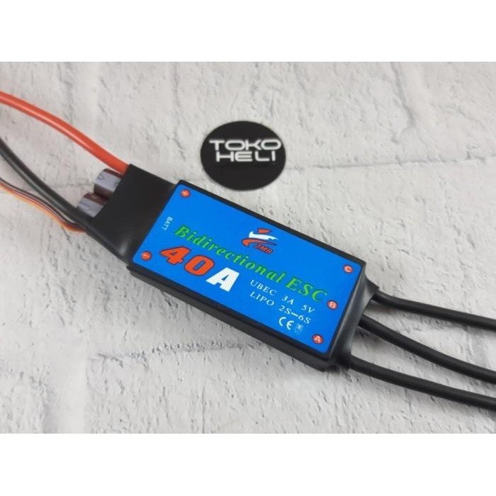 Jual ZMR Bidirectional 40A 2-6s UBEC 3A 5V Brushless Speed Controller ...
