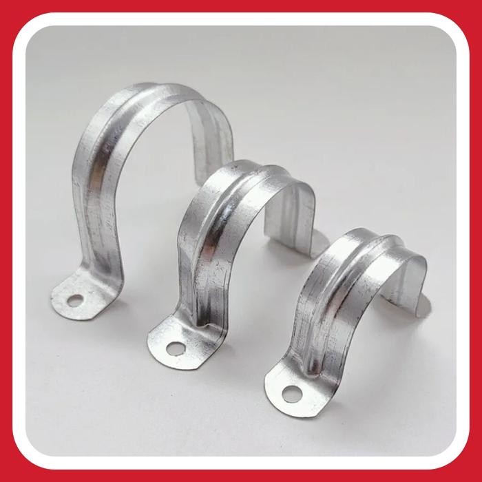 Jual PREMIUM Klem Dinding Pipa Ukuran 4/5/6/8/10/12 in Wall Clamp ...