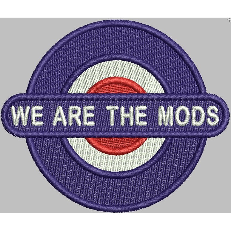 Jual BCP-191 PATCH BORDIR VESPA MOD WE ARE THE MODS LOGO/EMBLEM ...