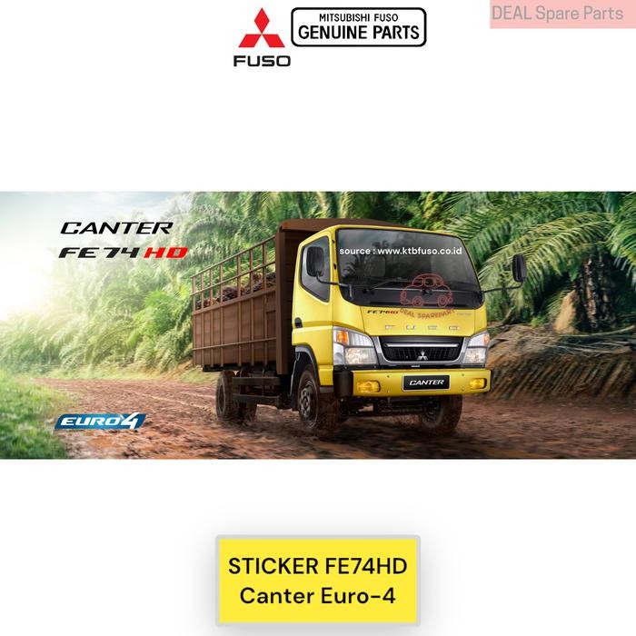 Jual Sticker Stiker Label Fe74Hd Mitsubishi Canter Euro 4 Km905986 ...