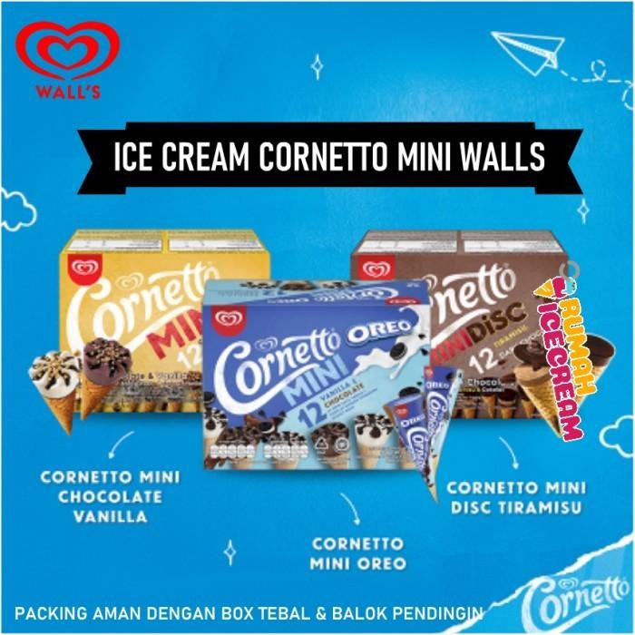 Jual Ice Cream Cornetto Mini Walls Aneka Rasa | Shopee Indonesia