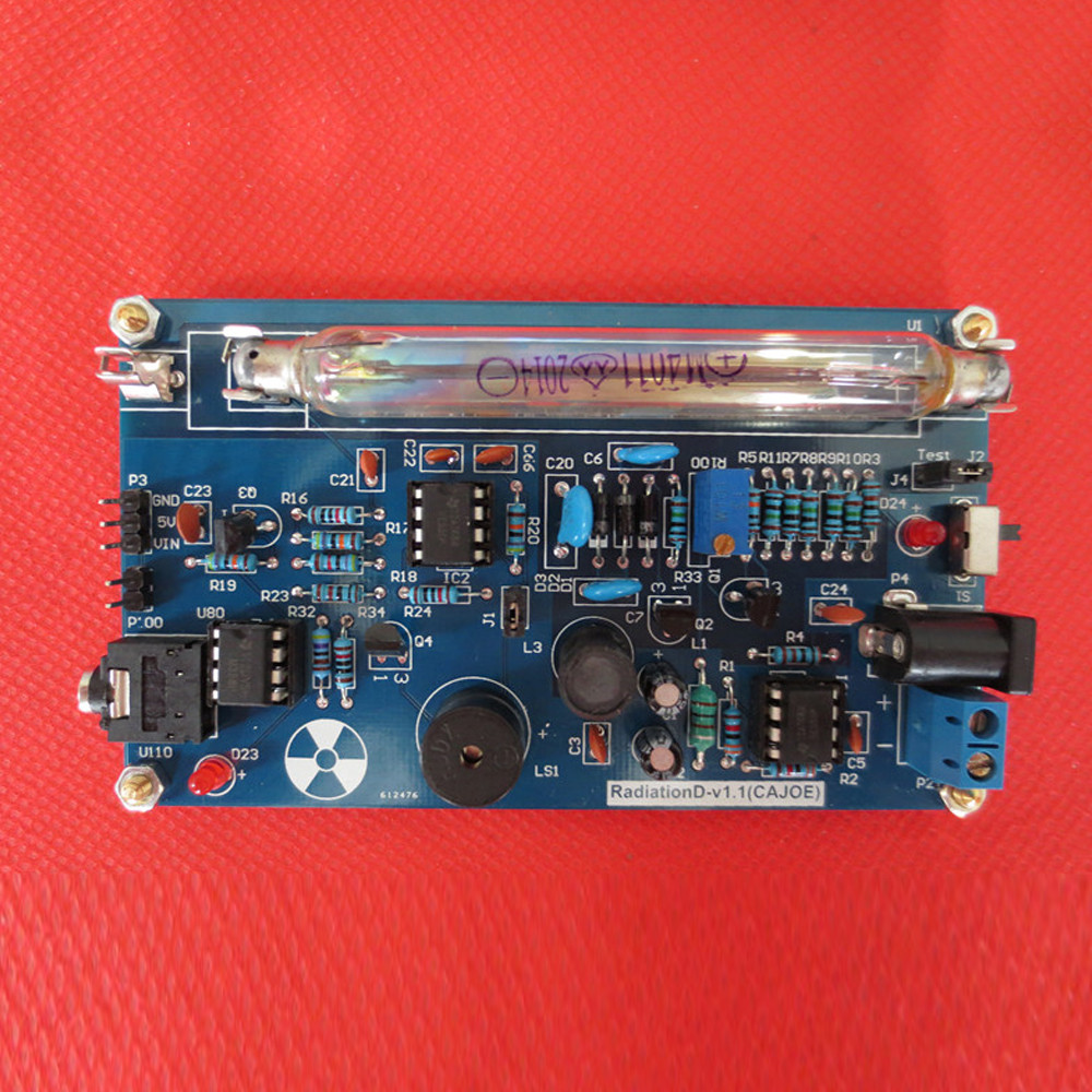 Jual Assembled DIY Geiger Counter Kit DIY Nuclear Radiation Detector ...