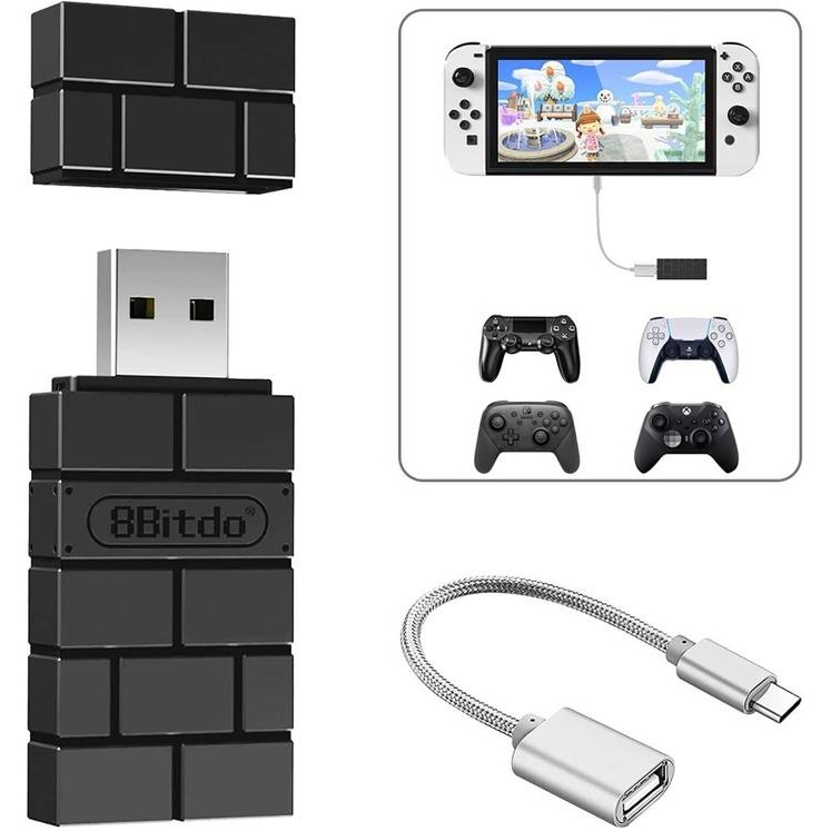 Jual Technology - 8Bitdo Usb Wireless Bluetooth Controller Adapter Ps ...