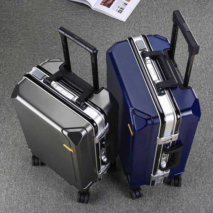 Jual Koper Dewasa Kabin 4 Roda Bagasi 20 inch Tahan Banting dengan USB ...