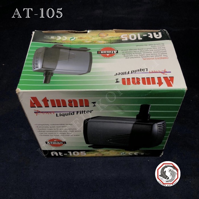Jual POMPA CELUP ATMAN AT 105 AT-105 POMPA AQUARIUM DAN KOLAM IKAN ...