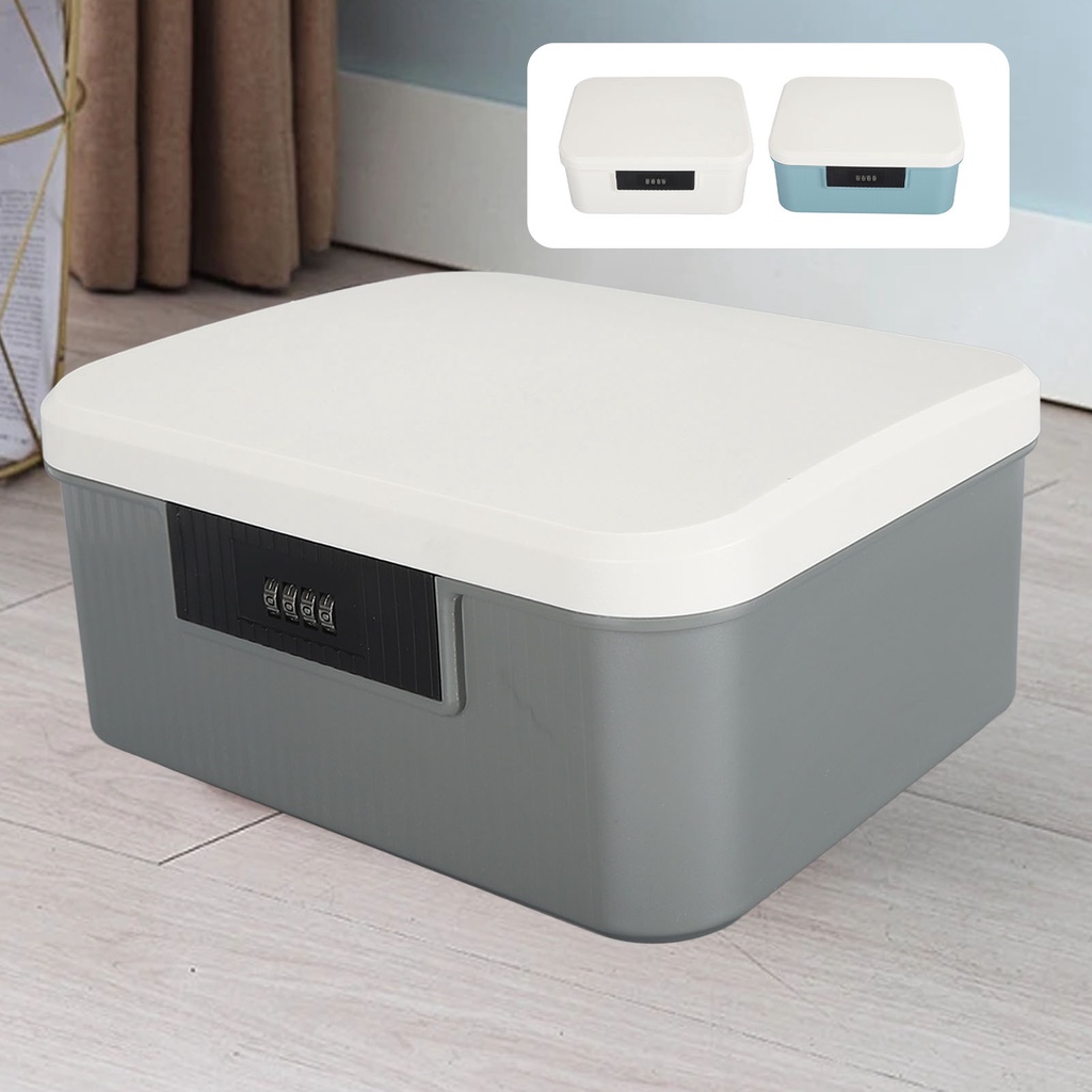 Jual 9L Capacity Lockable Storage Trunk for Files Document Organizer ...