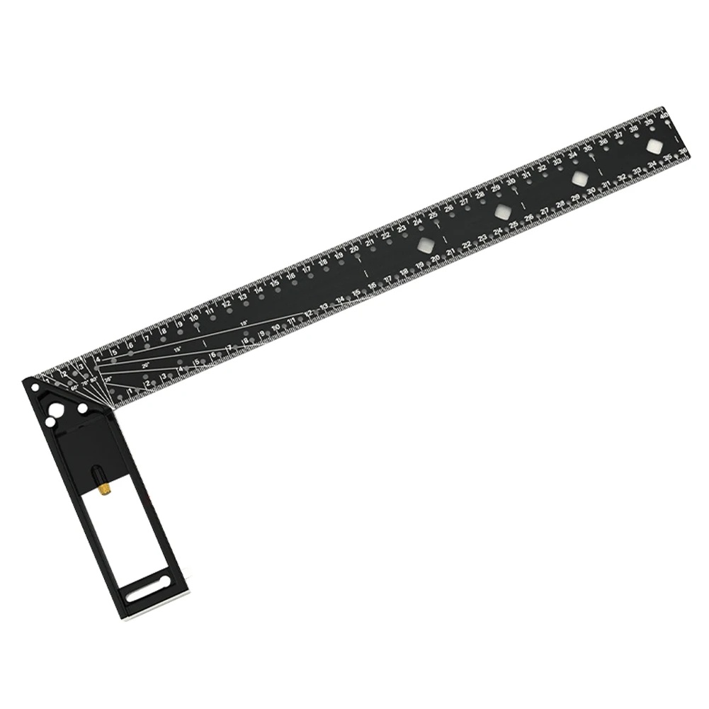 Jual Right Angle Ruler 90 Degree Multi-Holes High Carbon Steel Angle ...