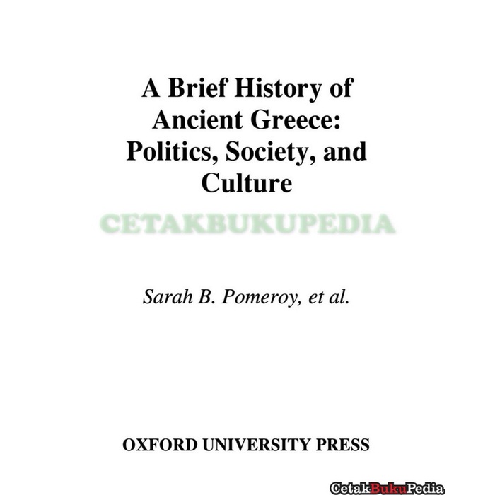 Jual Book A Brief History Of Ancient Greece Politics Society Culture ...