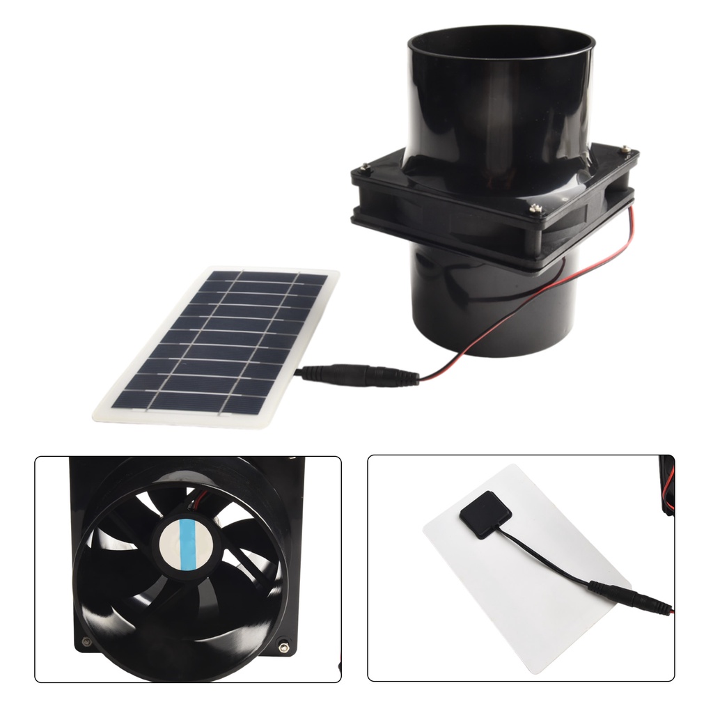 Jual Solar Power Fan Solar Panel Fan Kit 10W 12V Solar Power Exhaust ...