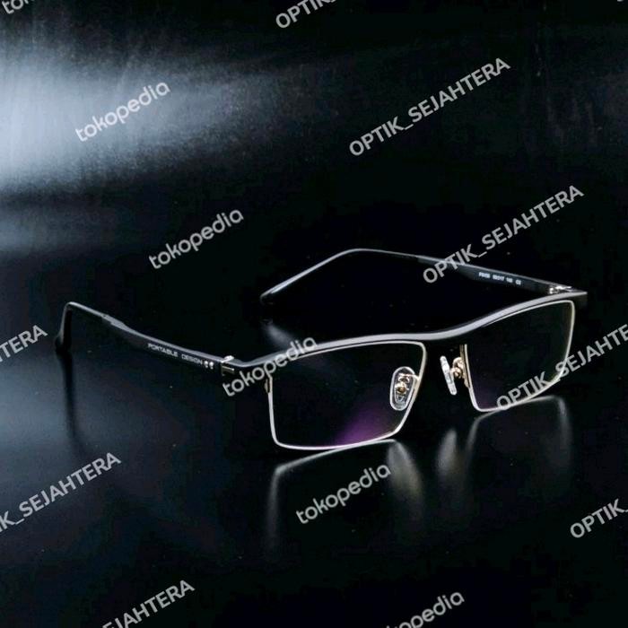 Jual Hemat Frame Kacamata Original P9435 Half Frame Pria | Shopee Indonesia