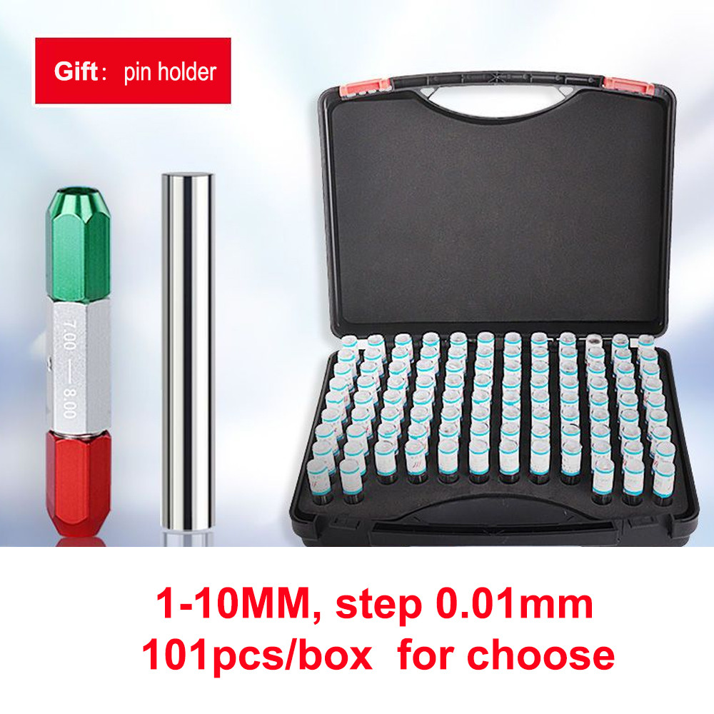 Jual NEW 101pcs/lot step 0.01mm 1-10mm Precision Steel Pin Gauge pin ...