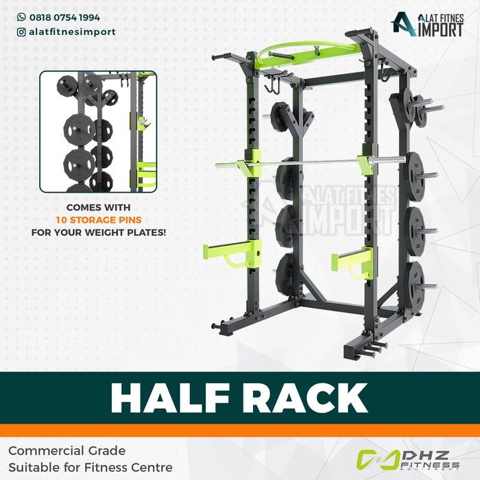 Jual Dhz Fitness Half Rack Squat Rack E6221 | Shopee Indonesia