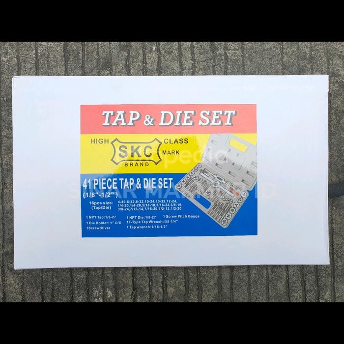 Jual Mantab Tap And Dies Skc 41Pcs/Set 1/8