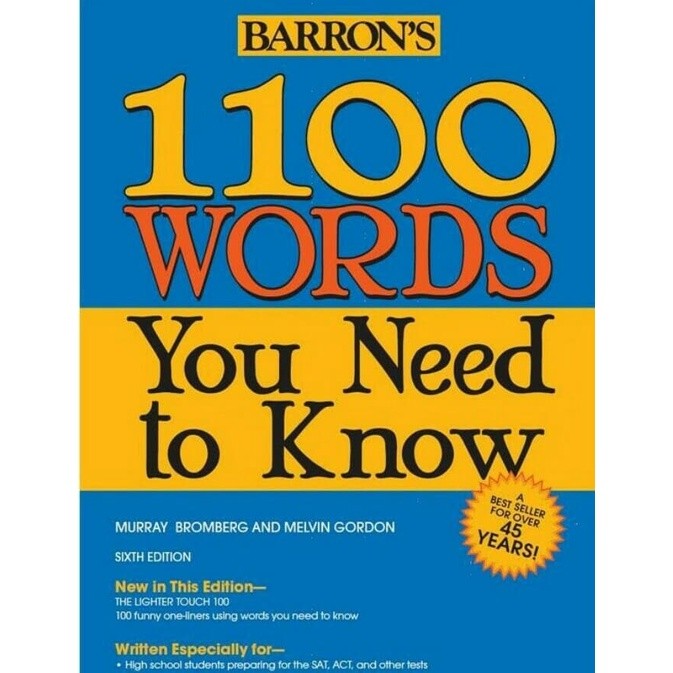 Jual Termurah Barron s 1100 Words You Need to Know (Eng/Indo Version