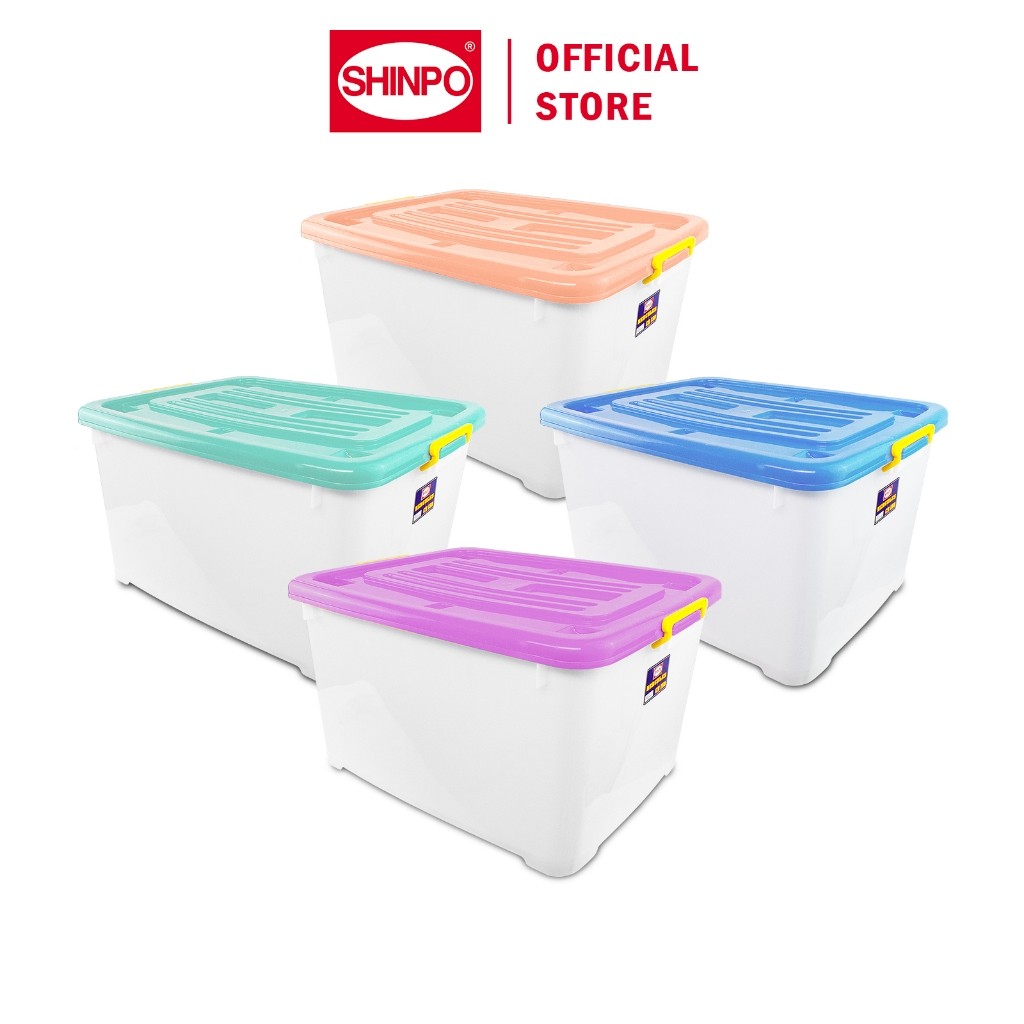 Jual SHINPO Kontainer Plastik Dengan Roda Hercules Container Box Kotak ...