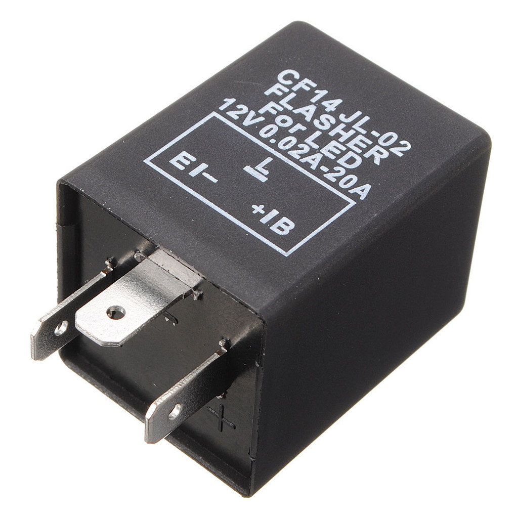 Jual 3 Pins Indicator Car Motorcycle 12V Electronic LED Relay Fix ...