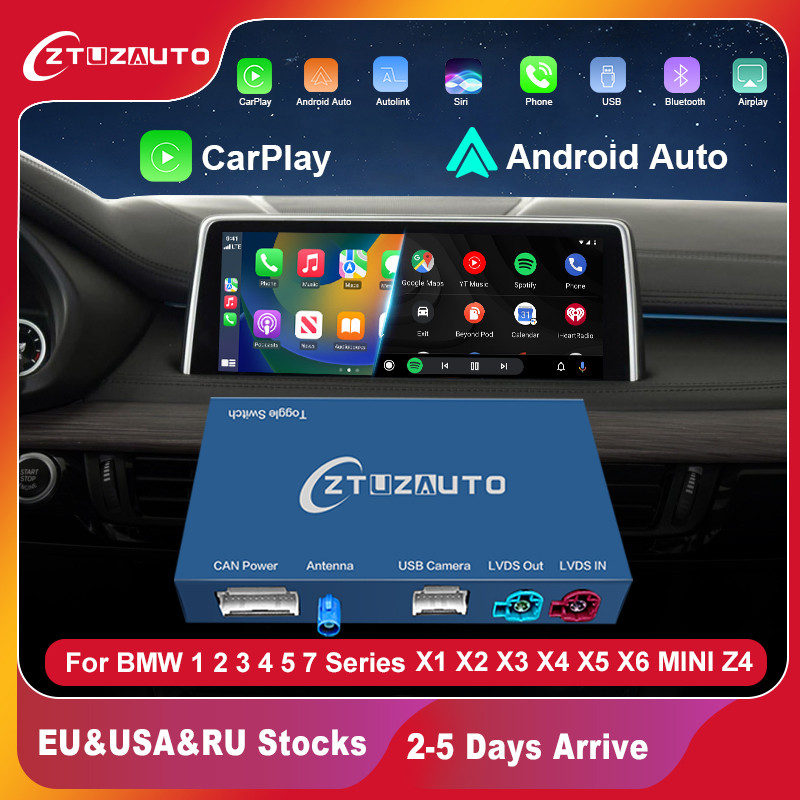 Jual Wireless CarPlay Android Auto Decoder For BMW 1 2 3 4 5 7 Series ...