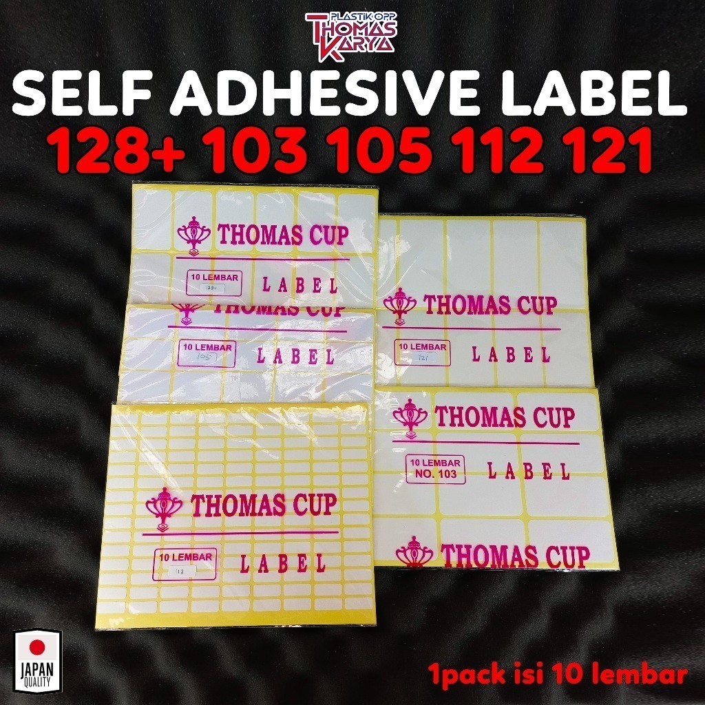 Jual BUNDLE 25 PACK Label Stiker 103 105 107 121 128+ isi 5000 Lembar ...