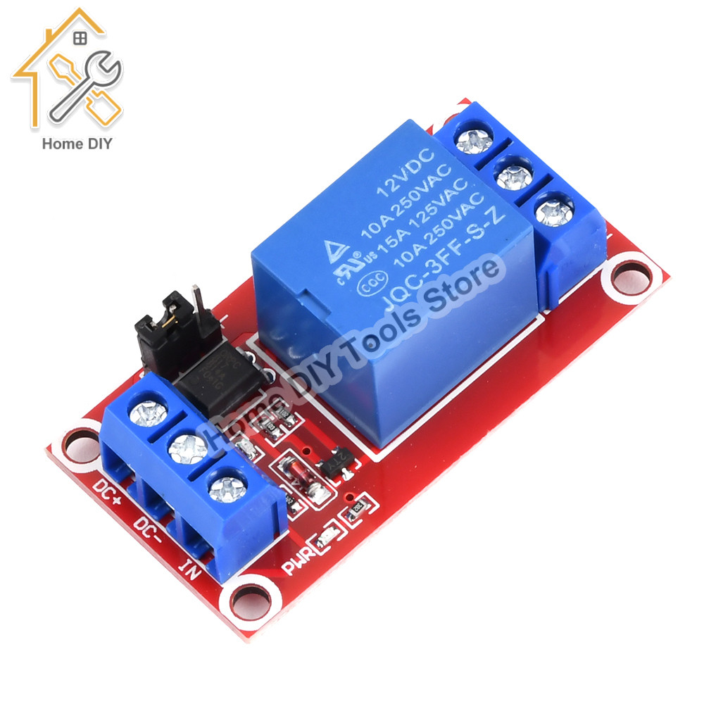 Jual NEW 1 Channel 5V 9V 12V 24V Relay Module Board Shield With ...