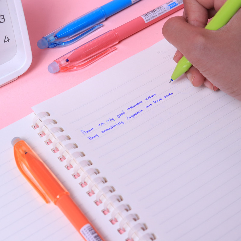 Bantex Erasable Pen 0.5 mm Pulpen Tinta Biru Bisa Dihapus Model Tutup BG1118 (5)