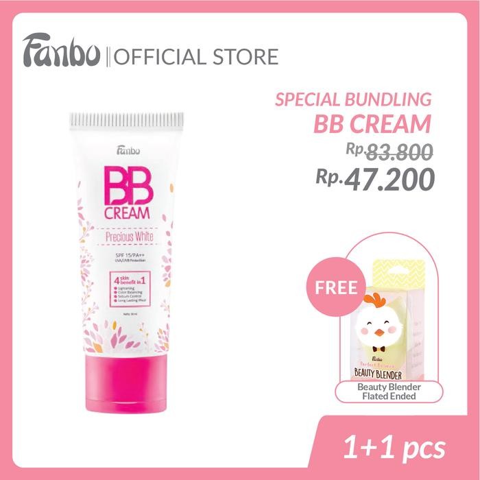 Jual Best- Fanbo Precious White Bb Cream Light | Shopee Indonesia