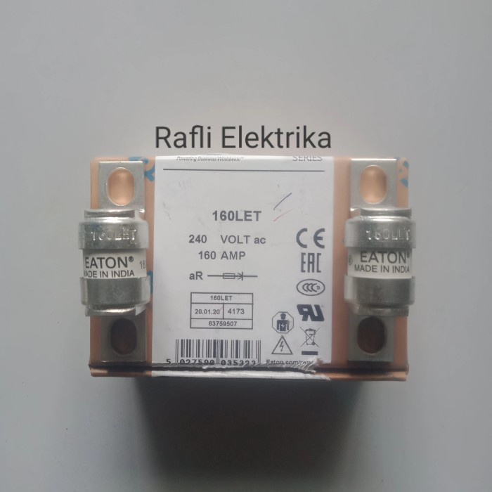 Jual Fuse Bussmann 160LET 160A 240V Original Bussmann | Shopee Indonesia