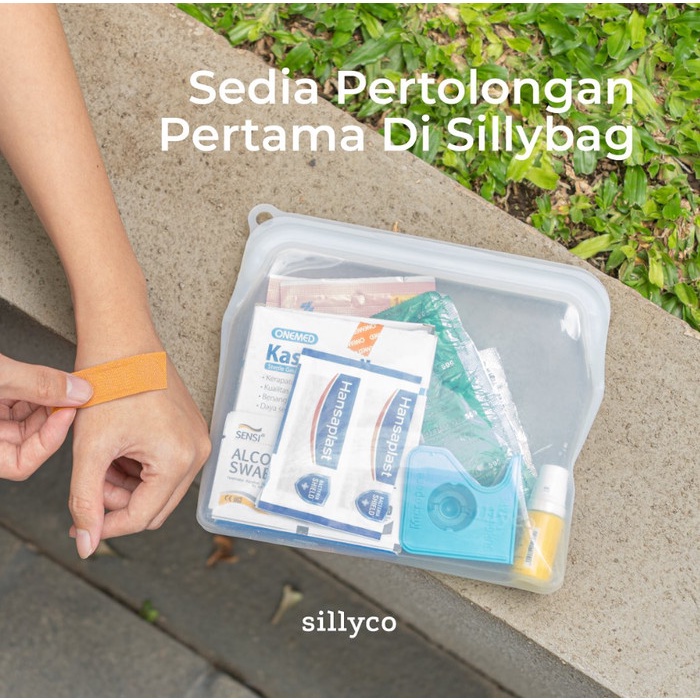 Jual [slmn] - Sillyco - Sillybag Popular Triplets Reusable Silicone ...